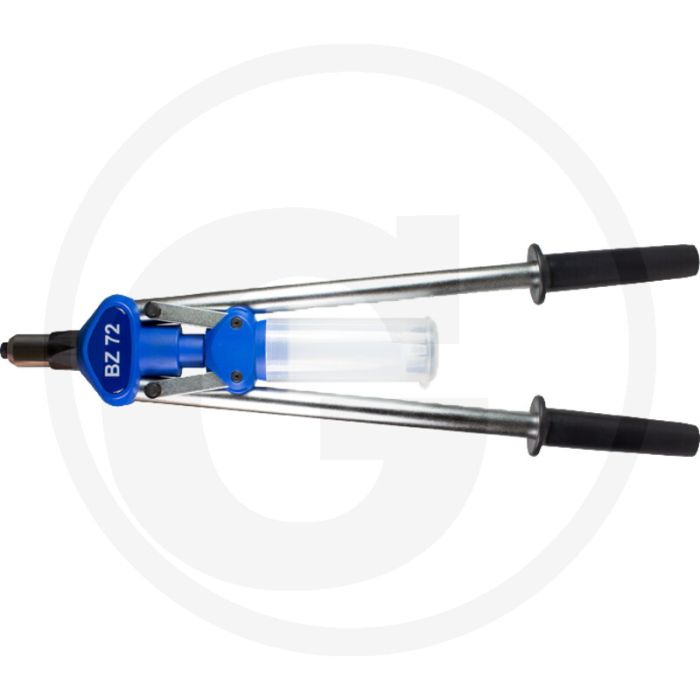 HONSEL Hevel popnageltang BZ 72 – 540 mm, slag 14,5 mm, incl. 4 mondstukken in koffer