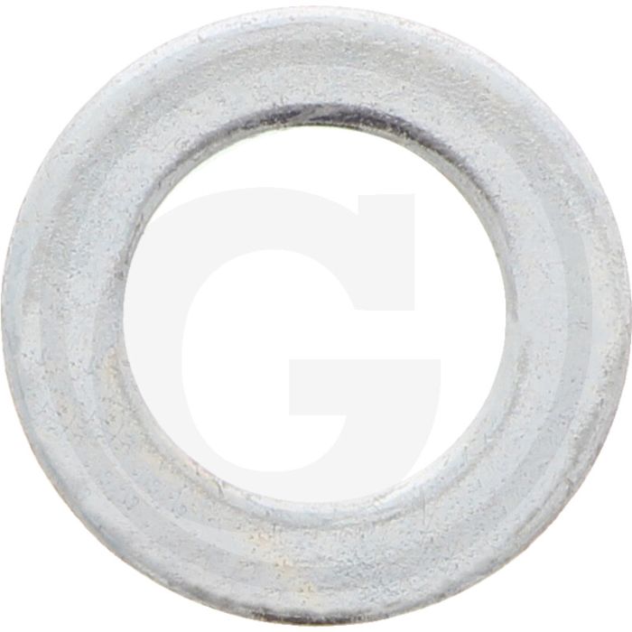 Vlakke sluitring DIN 126, staal, galvanisch verzinkt, 13,5 mm