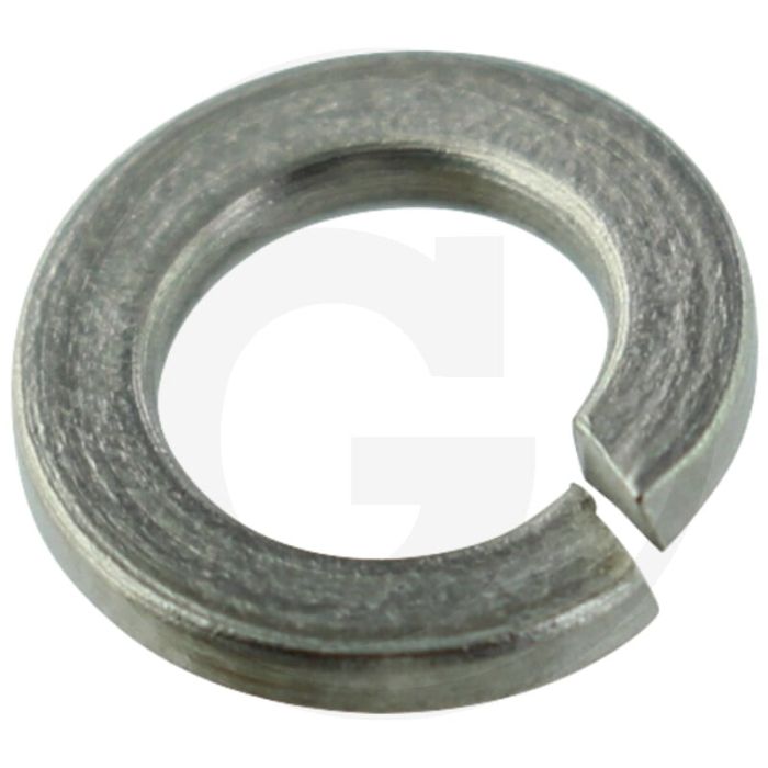 VPE100 veerringen DIN 127 RVS Staal Vorm B 5,1 mm