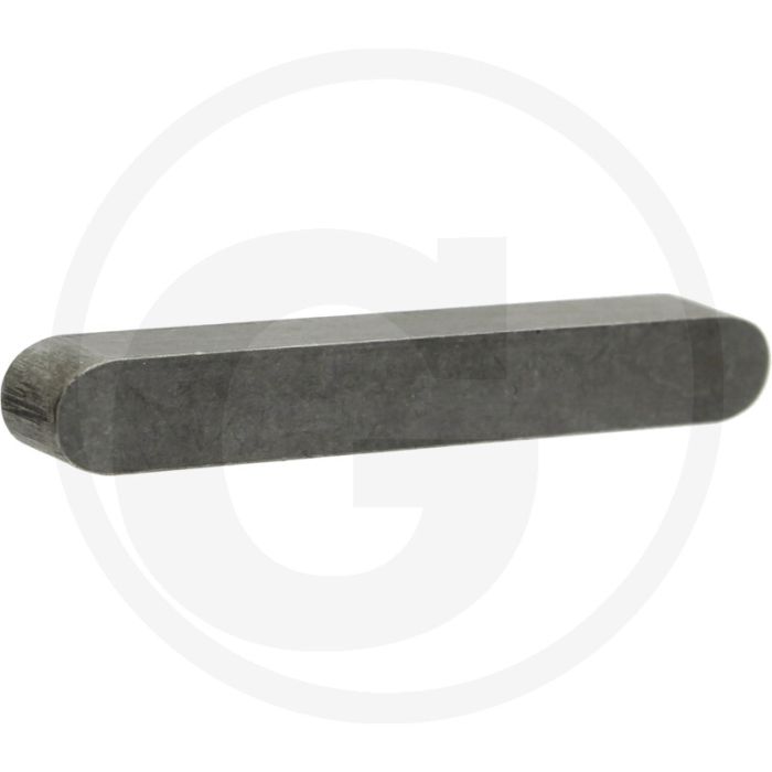 Inlegspie 8x7x60 DIN 6885 – Staal C45+C, 50 stuks per doos