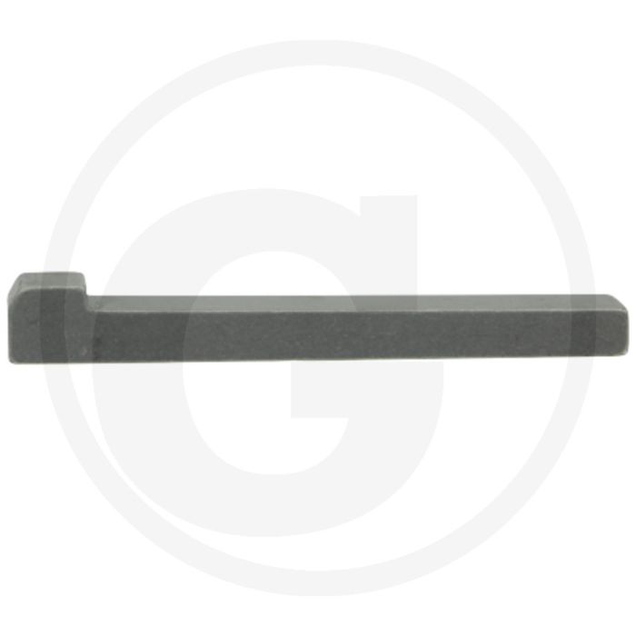 Kopspie 12x8x80 DIN 6887 Staal C45+C Kwaliteitsklasse