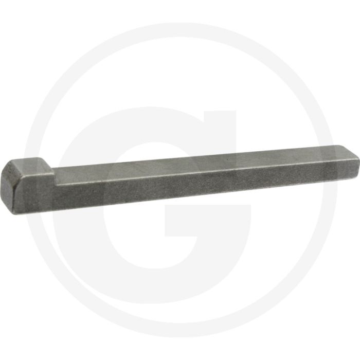 Kopspie 12x8x100 DIN 6887 Staal C45+C