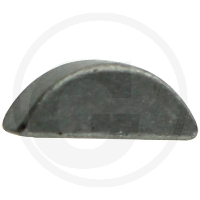 Halve maan spie 2x2.6 DIN 6888 staal C45+C Ø7 mm (100 stuks)