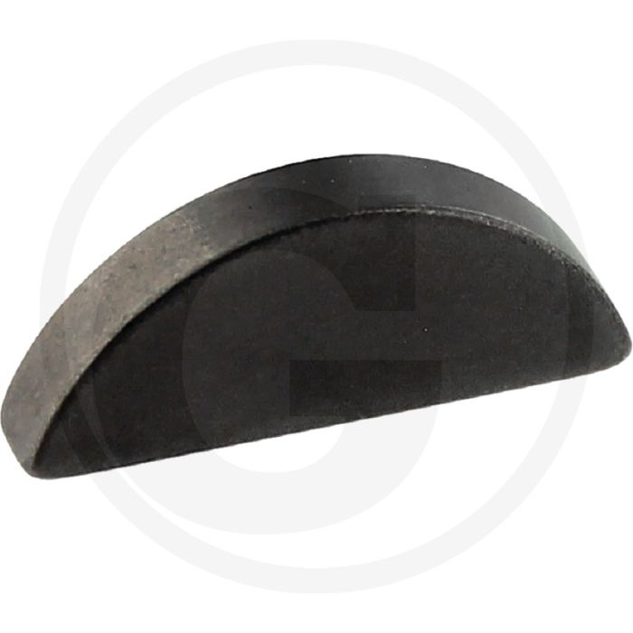 Halve maan spie 3x7,5 DIN 6888 staal C45+C 100 stuks