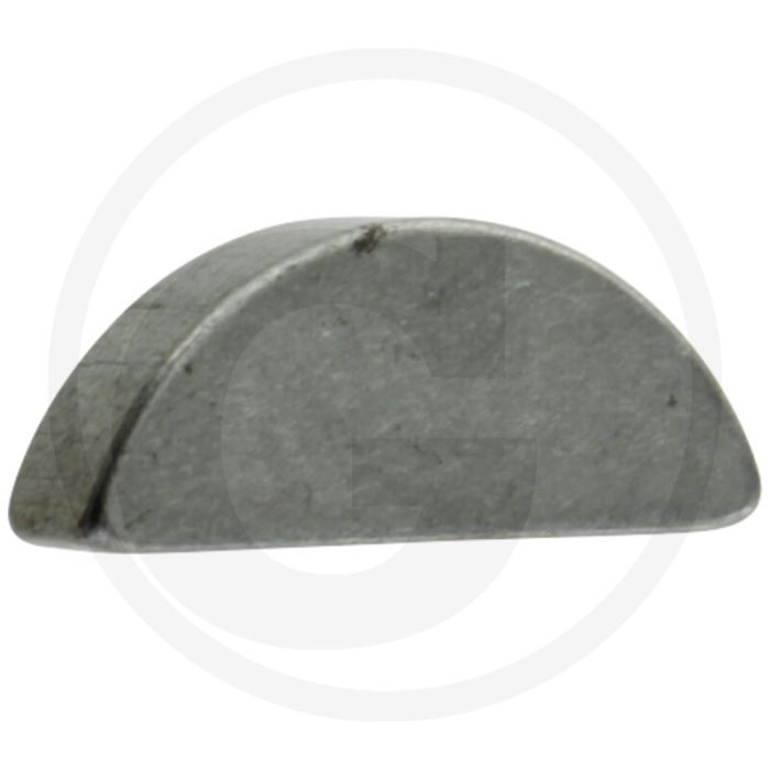 Halve maan spie 4x6,5 DIN 6888 staal C45+C Ø16mm (100 stuks)