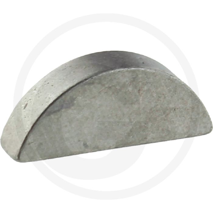 Halve maan spie 4x7,5 DIN 6888 staal C45+C Ø19 mm (100 st.)