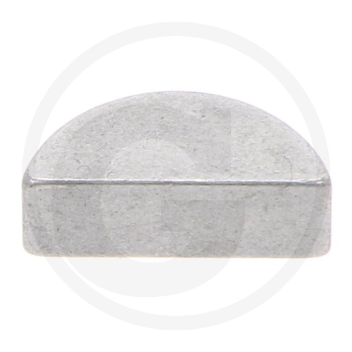 Halve maan spie 8x9 DIN 6888 staal C45+C lengte 21,63mm (50 stuks)