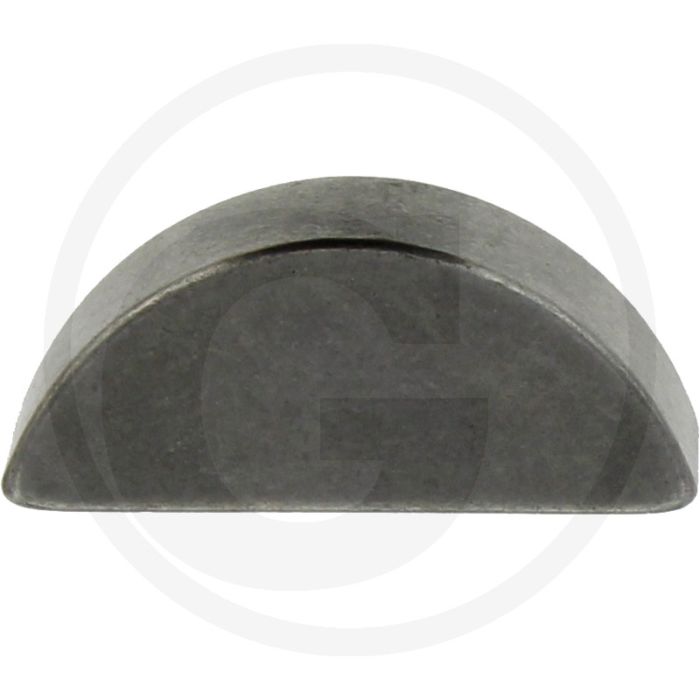 Halve maan spie 10x11 DIN 6888 staal C45+C lengte 27,35mm (25 stuks)