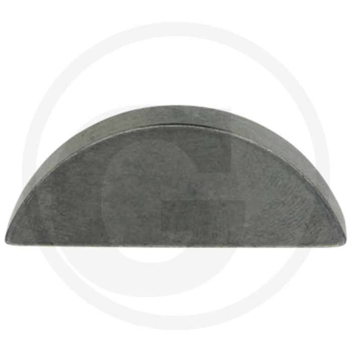 Halve maan spie 10x16 DIN 6888 staal C45+C 25 stuks