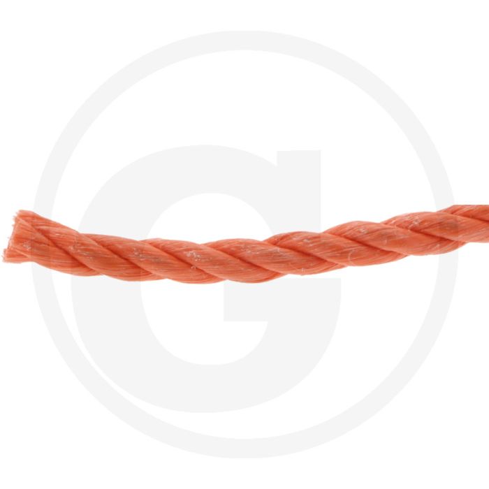 Nylontouw (8 mm gedraaid, oranje, polypropyleen, ca. 180 kg (daN))