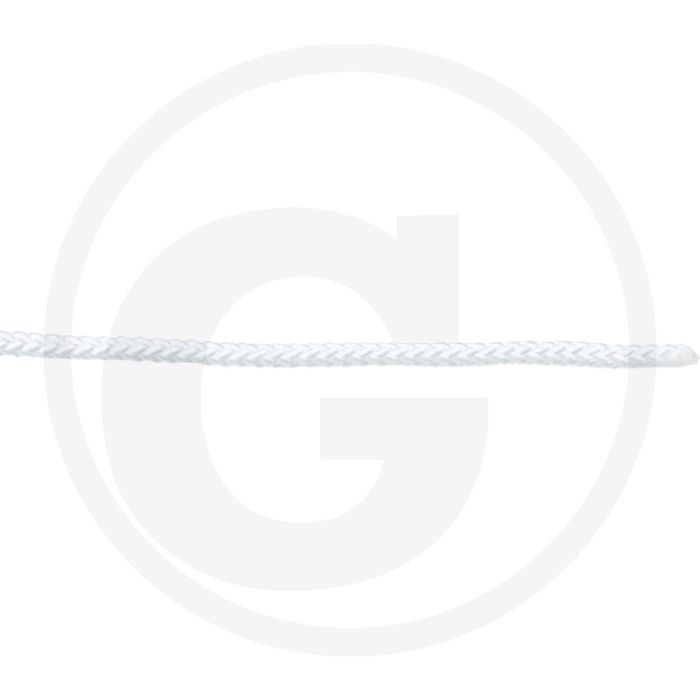 Nylontouw gevlochten wit Ø8mm 60m max. belasting 103kg