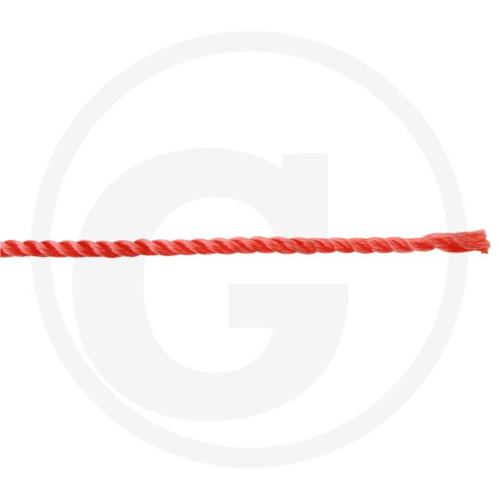 Nylontouw (gevlochten, wit, nylon)