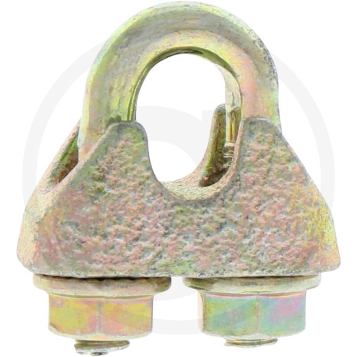 Staaldraadklem DIN 1142 Verzinkt Staal Ø6,5 mm M6