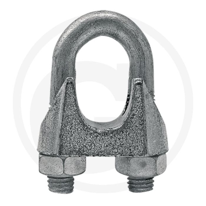 Blister VPE3 staaldraadklemmen DIN 741 verzinkt staal Ø8 mm M6 5/16"