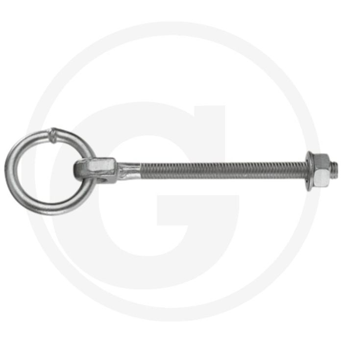 Pewag Bevestigingsring M12, Dikte 8 mm, Lengte 180 mm