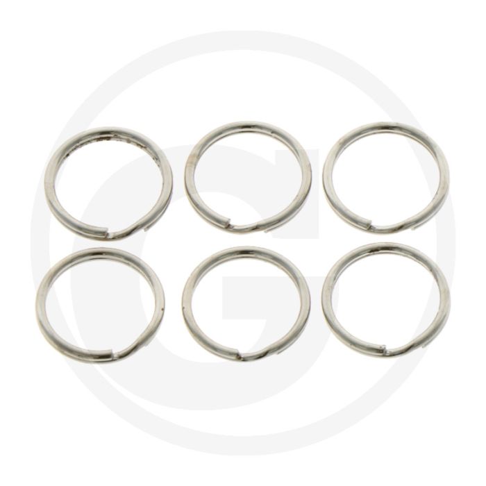 Pewag Sleutelhangerringen 1 x 16 mm (6 stuks)