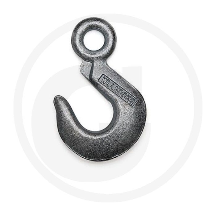 Lasthaak 500 kg draagvermogen, bekopening 24 mm