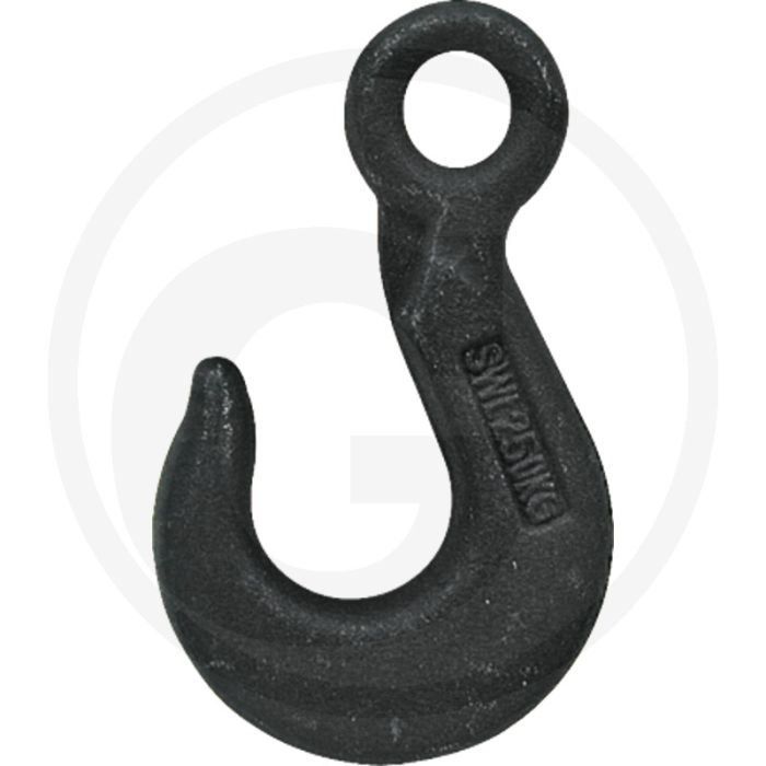 Lasthaak 1500 kg draagvermogen, bekopening 40 mm