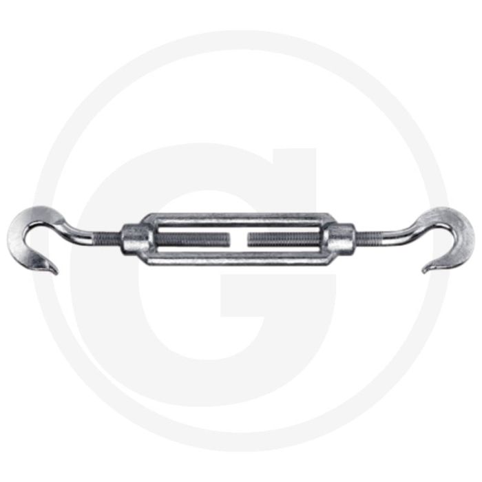 Stabilisator M24 Haken/Haken Verzinkt DIN 1480 Draagkracht 1300 kg