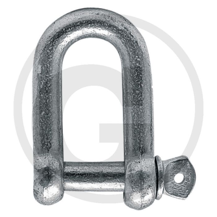 D-sluiting 5 mm Gerade D-Schäkel 3/16"