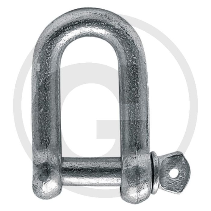 D-sluiting recht 1/4" (1/4“)