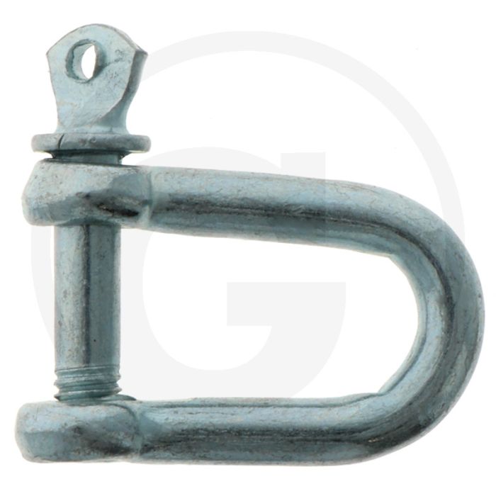 Blister VPE4 schakel recht 1/4" D-Schäkel 6mm 0,1ton