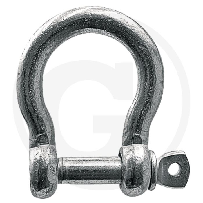 Harpsluiting bolvormig 3/8" | H-Schäkel, draagkracht 0,3 ton, Ø10 mm