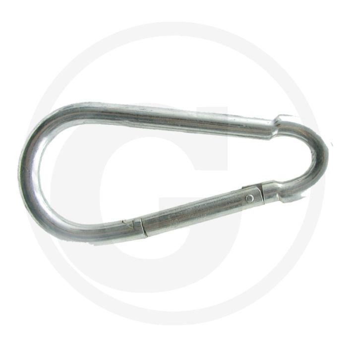 Karabijnhaken 7 mm Ø, draagvermogen 180 kg, C-DIN 5299