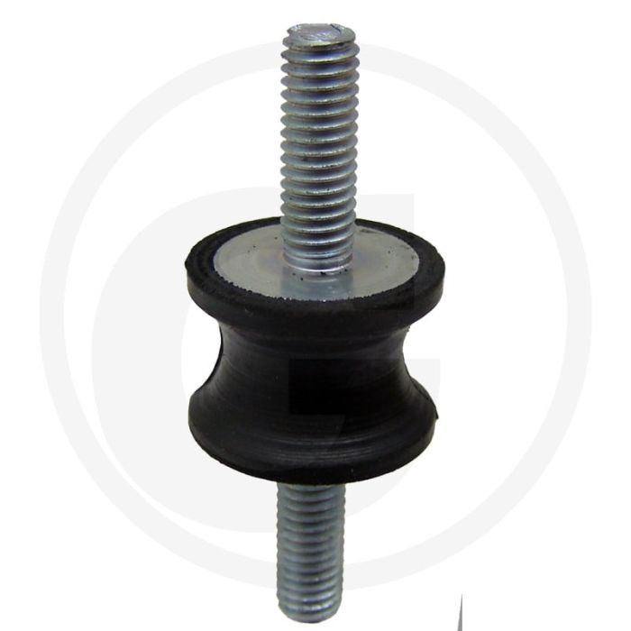 Trillingsdemper rubber / metaal (getailleerd, buitendraad aan beide zijden)