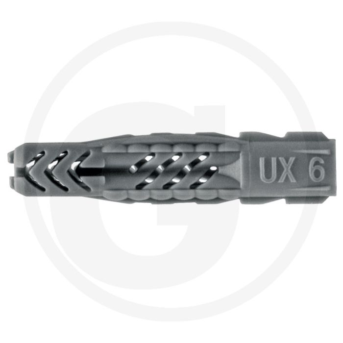 Fischer VPE100 nylon universele pluggen UX 6x35 mm voor schroeven Ø 4-5 mm