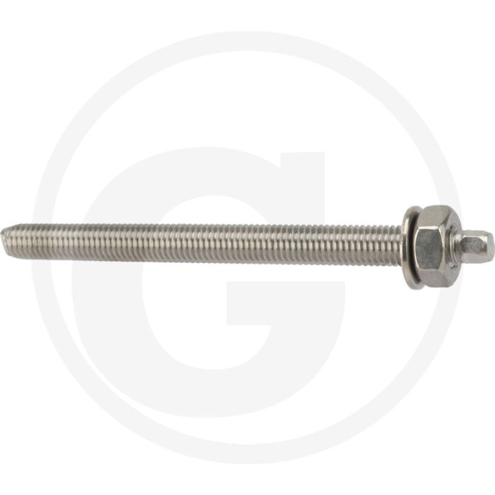 Fischer VPE10 draadstangen RG M10x130 A4 | Ø12 mm boring, verankeringsdiepte 75/90 mm