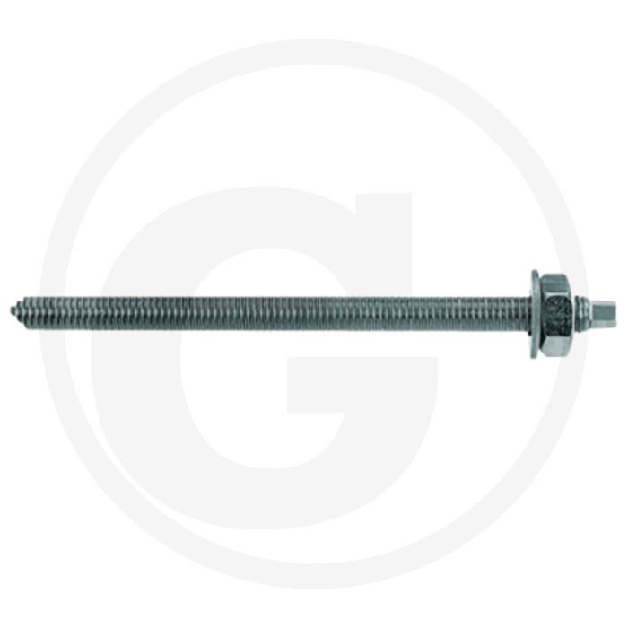 Fischer VPE10 draadstangen RG M16x270 8.8 VZ – Ø18mm, verankeringsdiepte 95–190mm