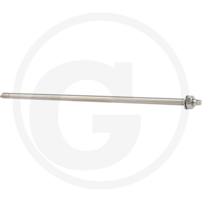 Fischer VPE10 draadstangen RG M10x350 A4 – Borings-Ø 12 mm