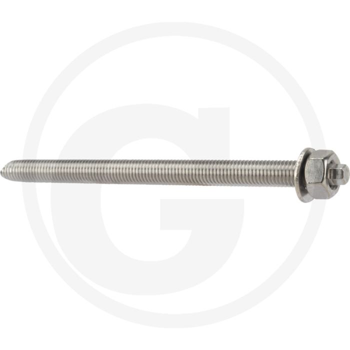 Fischer VPE10 draadstangen RG M12x180 A4 – Borings-Ø 14 mm, diep 75/110/150 mm