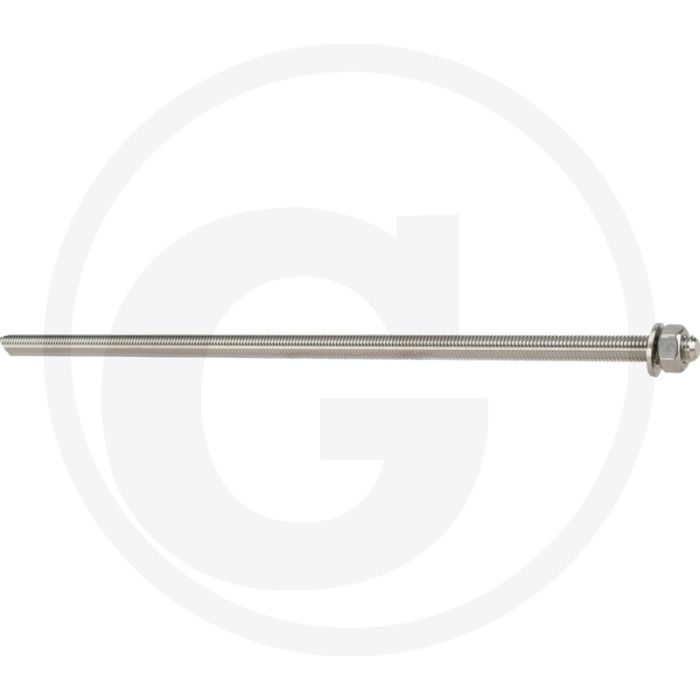 Fischer VPE10 draadstangen RG M12x380 A4 – Borings-Ø 14 mm, verankering tot 150 mm