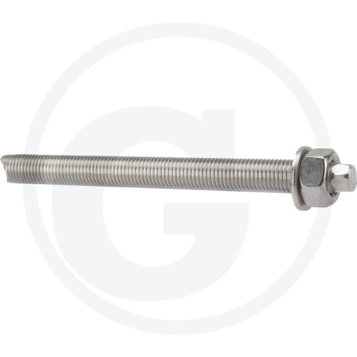 Fischer VPE10 draadstangen RG M16x190 A4 – Ø18 mm, verankering 95 mm, voor RSB 16 mini