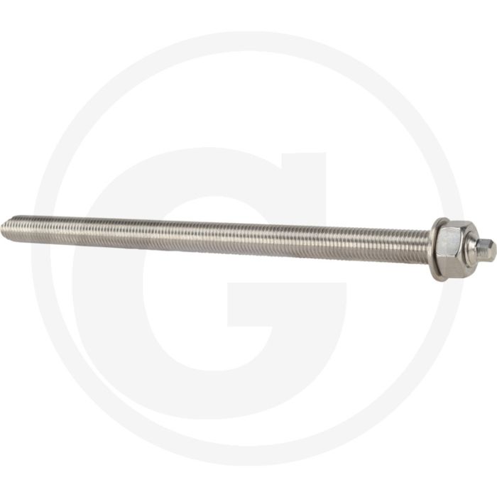 Fischer VPE10 draadstangen RG M20x350 A4 – Borings-Ø 25 mm, verankeringsdiepte 170/210 mm