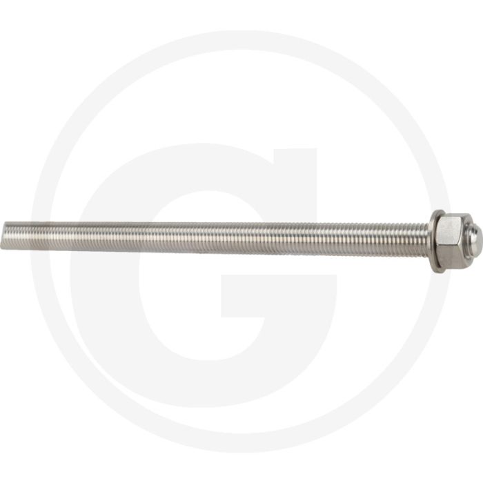 Fischer VPE10 draadstangen RG M24x400 A4 – passend voor RSB 20 E / 24, Ø28 mm, diepte 210 mm