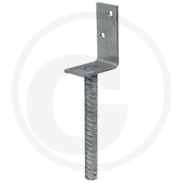 Pollmann Paalhouders L-vorm Gegalvaniseerd 70x200 mm