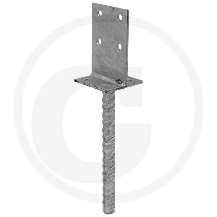 Pollmann Paalhouders 70x200 mm Gegalvaniseerd Met Steek