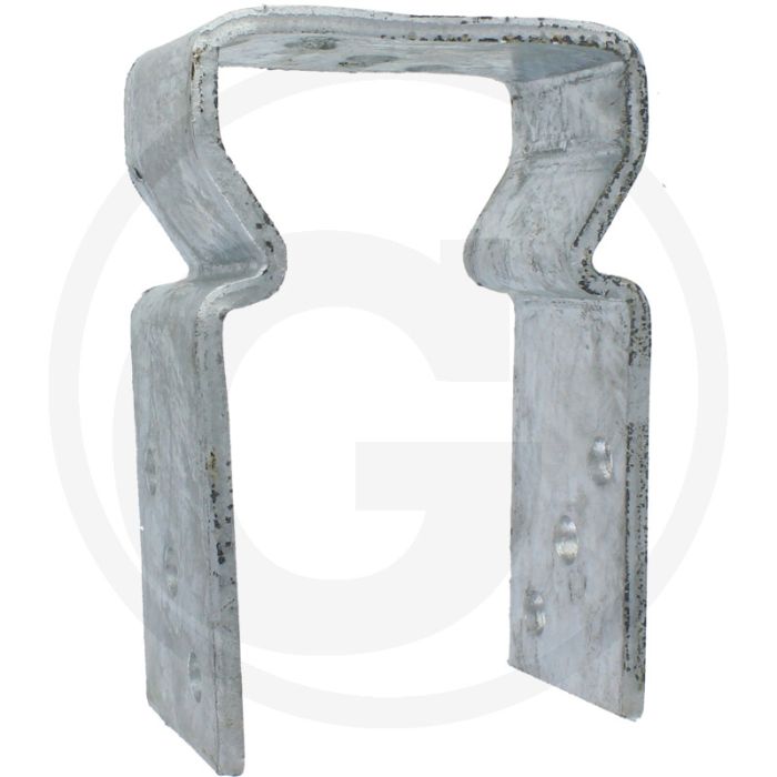 Pollmann Paalhouders Gegalvaniseerd U-vorm 91x60 mm Met Paalondersteuning