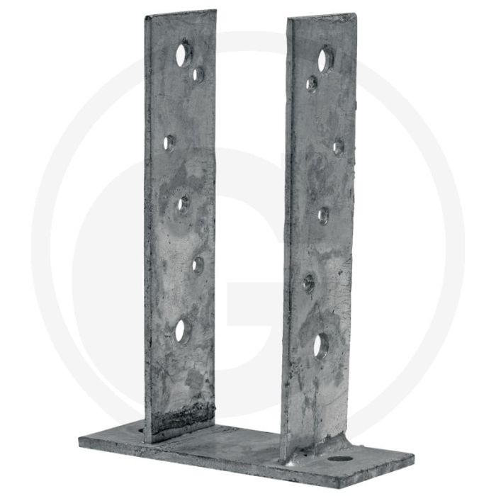 Pollmann Paalhouders Zware uitvoering 91x50x200 mm