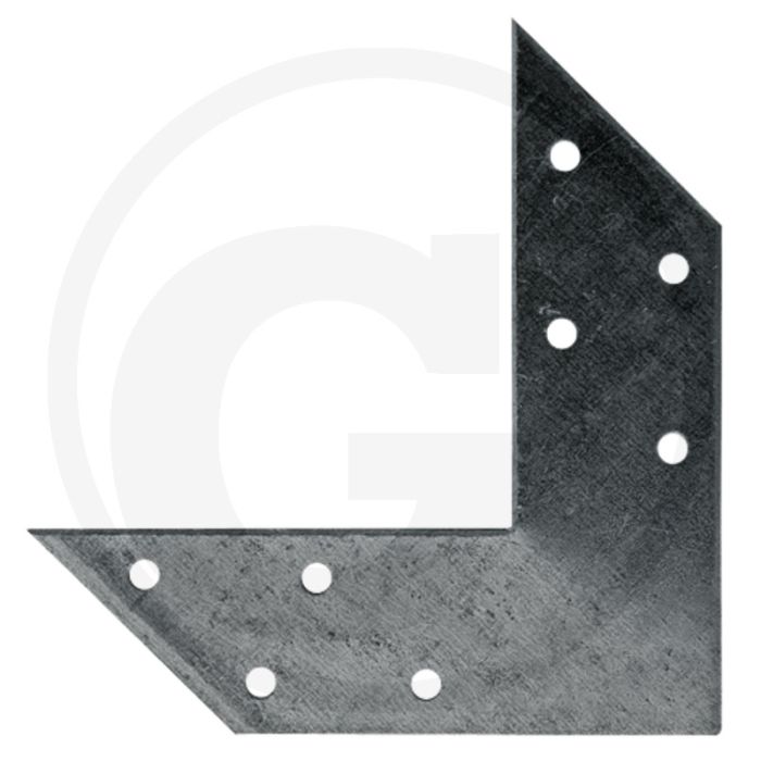 Hoekplaat 110x110x30 - Staal 2mm, 35mm breed