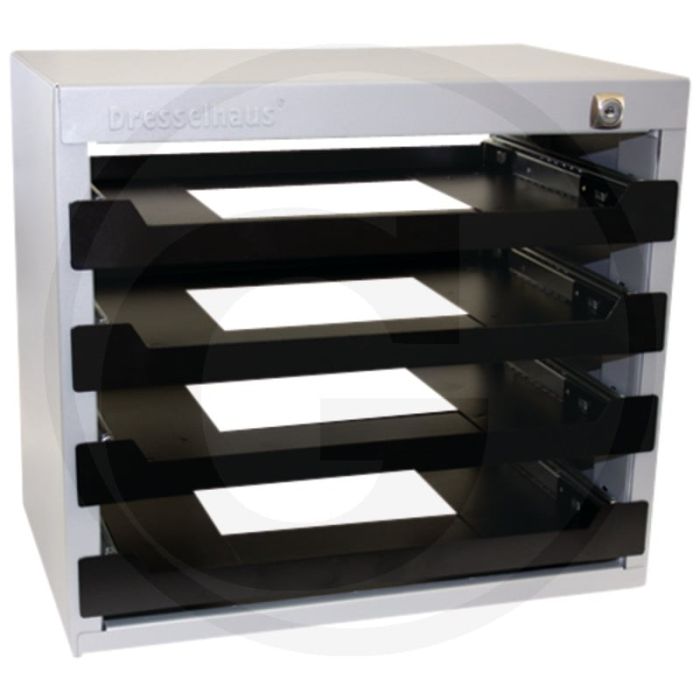 Assortimentskast 355x405x260 mm – 4-voudig, leeg, afsluitbaar