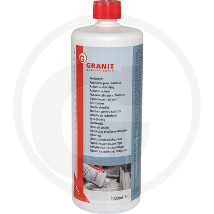 Radiateurafdichting 1.000 ml – Dicht haarscheuren en lekkages, voorkomt koelwaterverlies Radiateurafdichting 1.000 ml – Dicht haarscheuren en lekkages, voorkomt koelwaterverlies