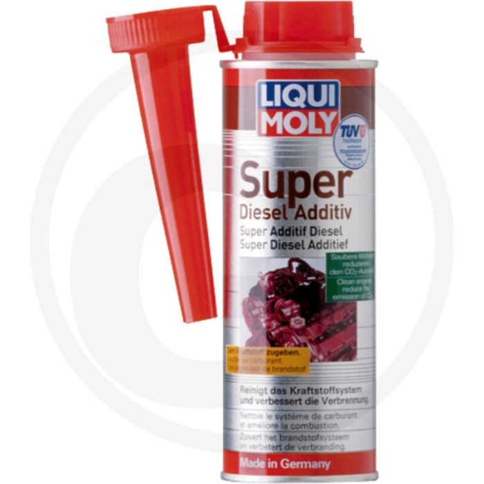 Liqui Moly Super diesel additief – 250 ml bus, verhoogt cetaangetal, reinigt injectoren Liqui Moly Super diesel additief – 250 ml bus, verhoogt cetaangetal, reinigt injectoren