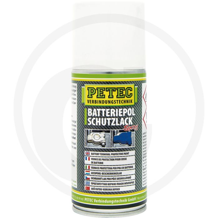 PETEC Verbindungstechnik Accupool beschermlak spray – 150 ml spuitbus, tegen corrosie