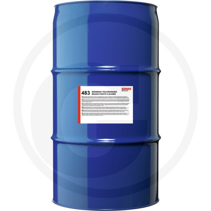 SONAX Remmen- en onderdelenreiniger 60 liter vat met EasySpray, aceton- en aromaatvrij