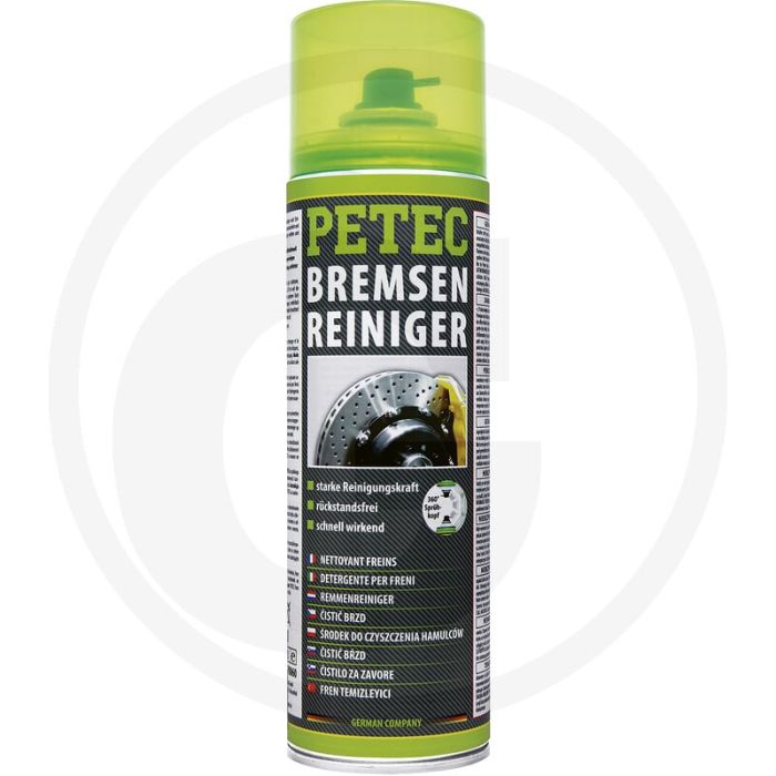 PETEC Verbindungstechnik Remmenreiniger spray 500 ml – Acetonvrij en snel ontvetten