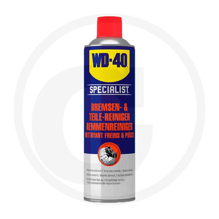 WD 40 "SPECIALIST" Remmenreiniger 500 ml – Snel drogend, residuvrij, krachtig ontvetter